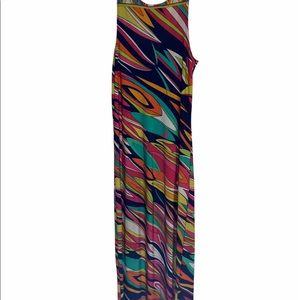 J. Valdi Colorful Maxi dress
